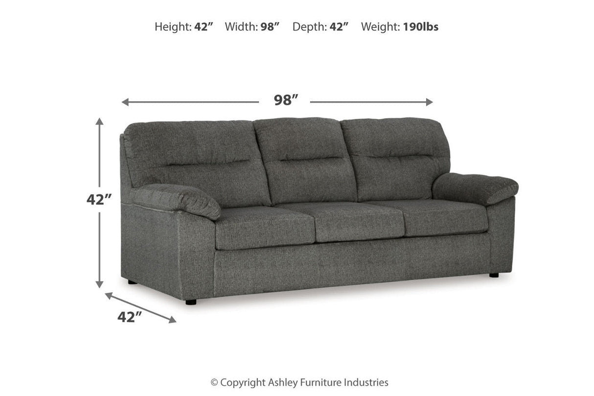 Bindura  Sofa, Glider Loveseat and Recliner