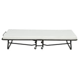 Massey Black Twin Folding Bed Frame with Memory Foam Mattress by Coaster at Eve Furniture