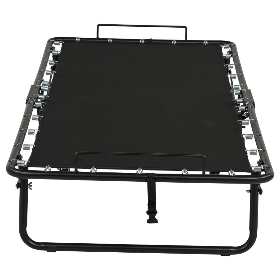 Massey Black Twin Folding Bed Frame with Memory Foam Mattress by Coaster at Eve Furniture