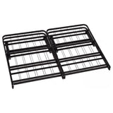 Kramer Black Full Folding Metal Platform Bed Frame by Coaster at Eve Furniture
