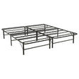 Kramer Black Eastern King Folding Metal Platform Bed Frame by Coaster at Eve Furniture
