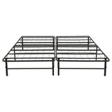 Kramer Black Eastern King Folding Metal Platform Bed Frame by Coaster at Eve Furniture