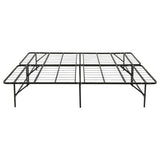 Kramer Black Eastern King Folding Metal Platform Bed Frame by Coaster at Eve Furniture