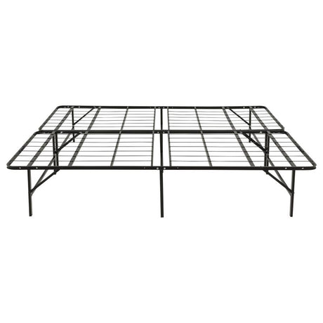 Kramer Black Eastern King Folding Metal Platform Bed Frame by Coaster at Eve Furniture