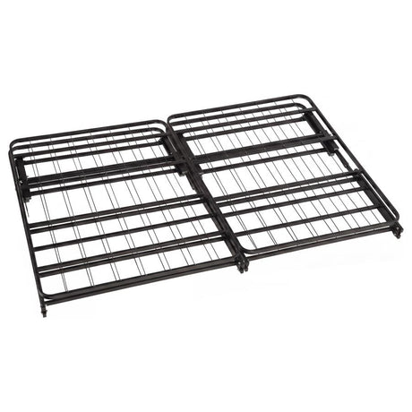 Kramer Black Eastern King Folding Metal Platform Bed Frame by Coaster at Eve Furniture