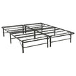 Kramer Black California King Folding Metal Bed Frame by Coaster at Eve Furniture