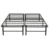 Kramer Black Queen Folding Metal Platform Bed Frame by Coaster at Eve Furniture