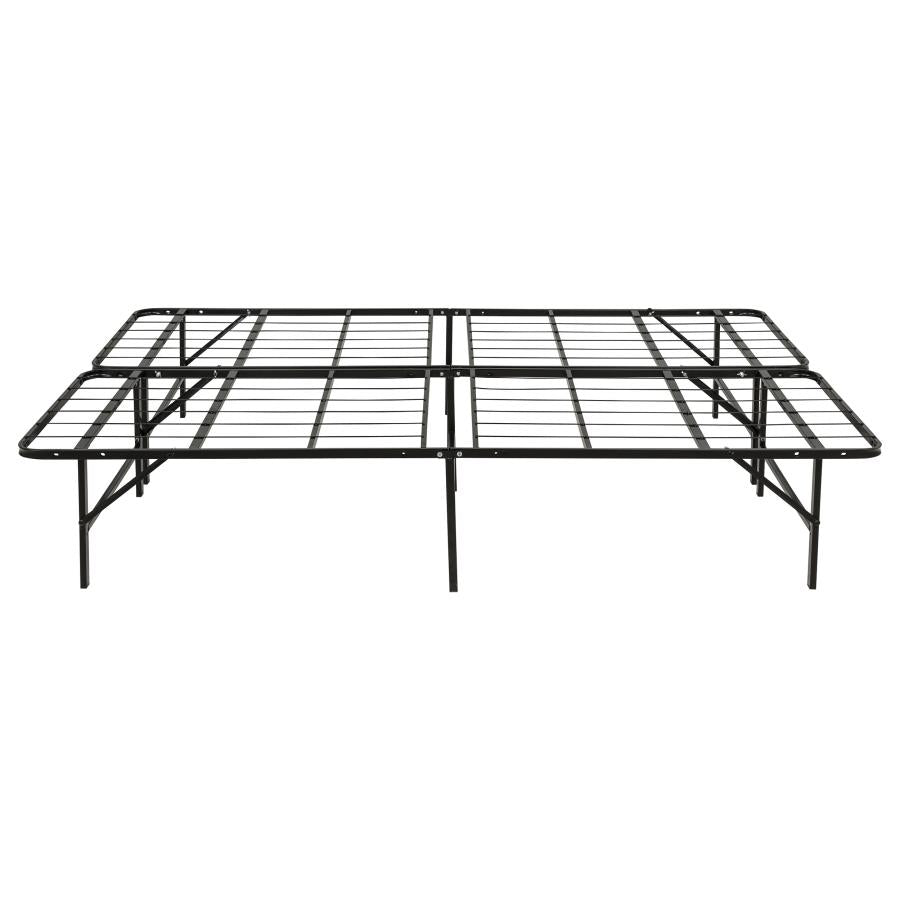 Kramer Black Queen Folding Metal Platform Bed Frame by Coaster at Eve Furniture