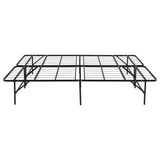 Kramer Black Queen Folding Metal Platform Bed Frame by Coaster at Eve Furniture