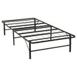 Kramer Black Twin XL Folding Metal Platform Bed Frame by Coaster at Eve Furniture