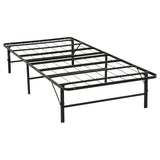 Kramer Black Twin XL Folding Metal Platform Bed Frame by Coaster at Eve Furniture