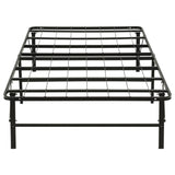 Kramer Black Twin XL Folding Metal Platform Bed Frame by Coaster at Eve Furniture