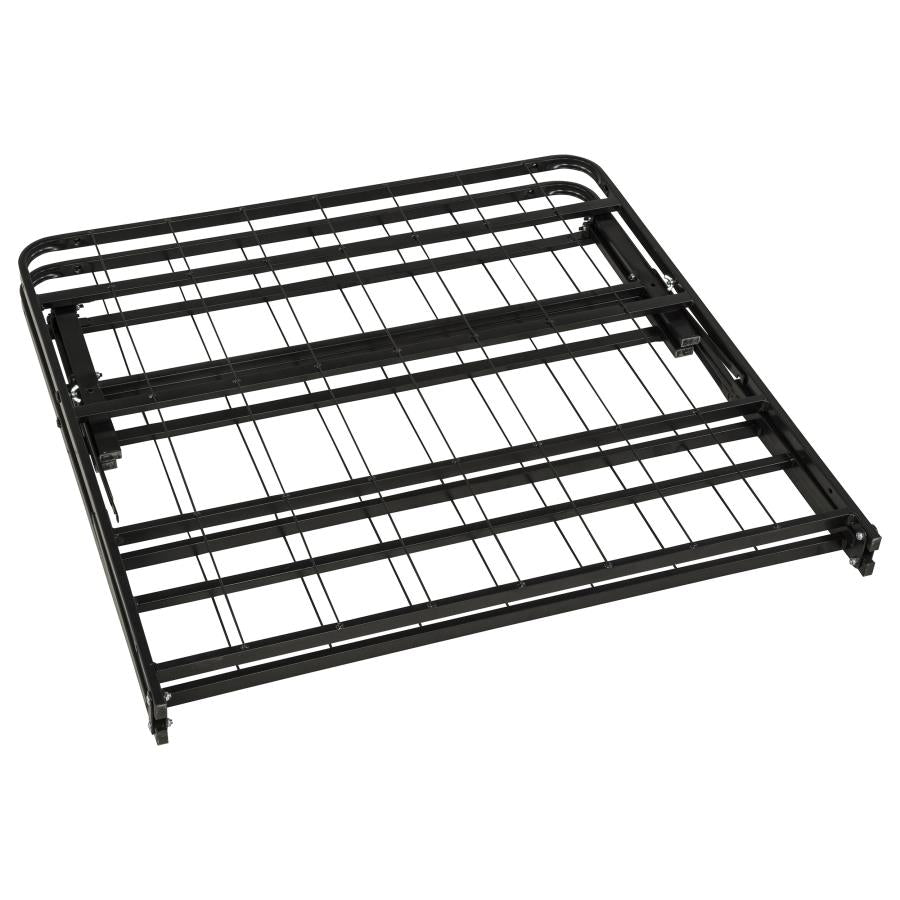 Kramer Black Twin Folding Metal Platform Bed Frame by Coaster at Eve Furniture