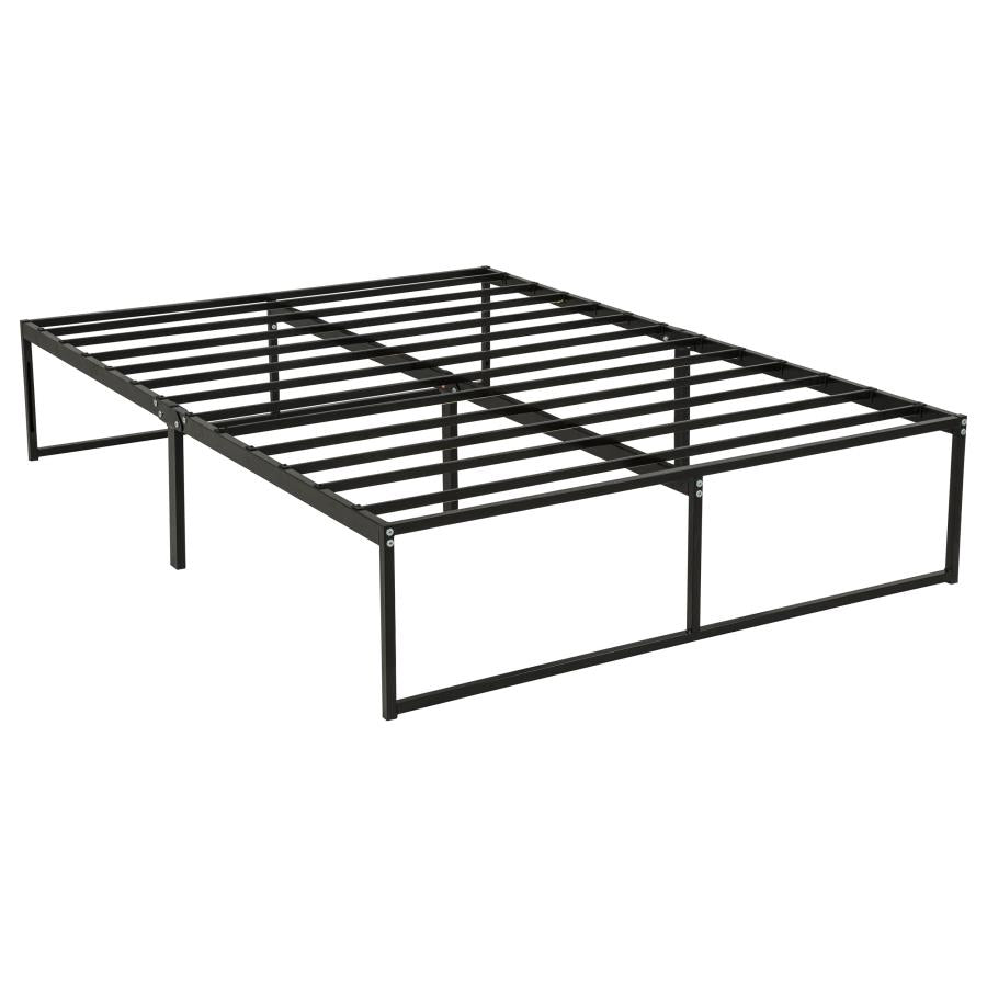 Gates Black Full Heavy-Gauge Metal Platform Bed Frame by Coaster at Eve Furniture