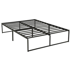 Gates Black Full Heavy-Gauge Metal Platform Bed Frame by Coaster at Eve Furniture