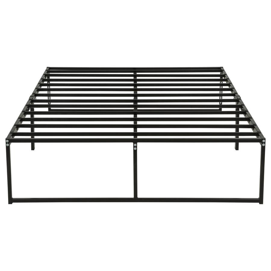 Gates Black Full Heavy-Gauge Metal Platform Bed Frame by Coaster at Eve Furniture