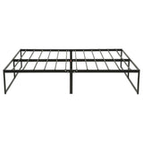 Gates Black Full Heavy-Gauge Metal Platform Bed Frame by Coaster at Eve Furniture