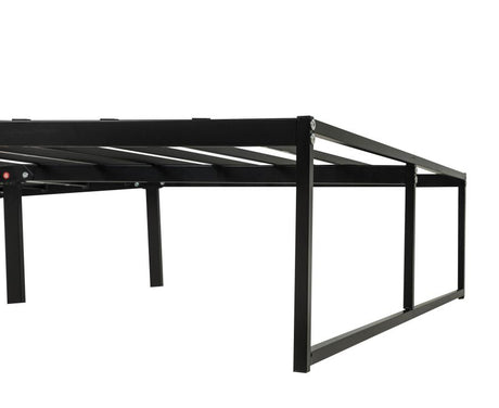 Gates Black Full Heavy-Gauge Metal Platform Bed Frame by Coaster at Eve Furniture