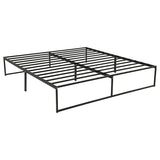 Gates Black Eastern King Heavy-Gauge Metal Platform Bed Frame by Coaster at Eve Furniture