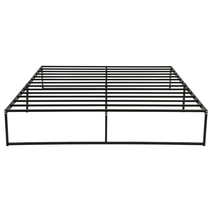 Gates Black Eastern King Heavy-Gauge Metal Platform Bed Frame by Coaster at Eve Furniture