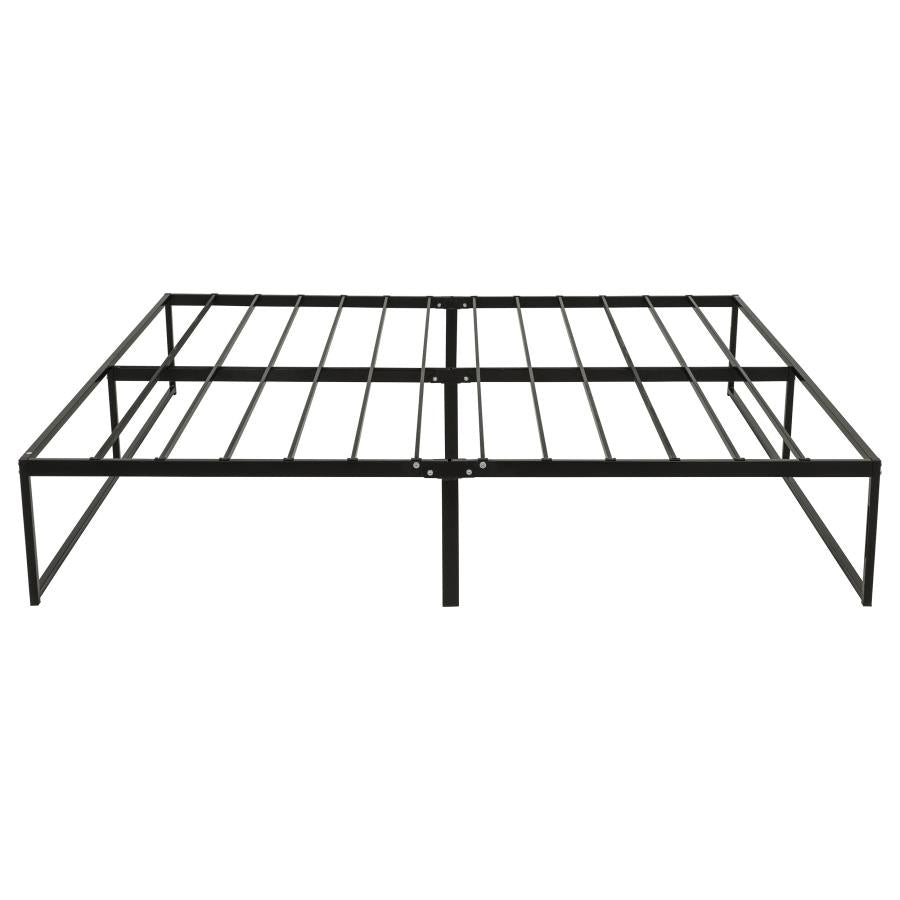 Gates Black Eastern King Heavy-Gauge Metal Platform Bed Frame by Coaster at Eve Furniture