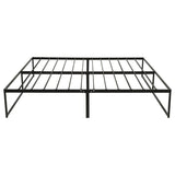 Gates Black Eastern King Heavy-Gauge Metal Platform Bed Frame by Coaster at Eve Furniture