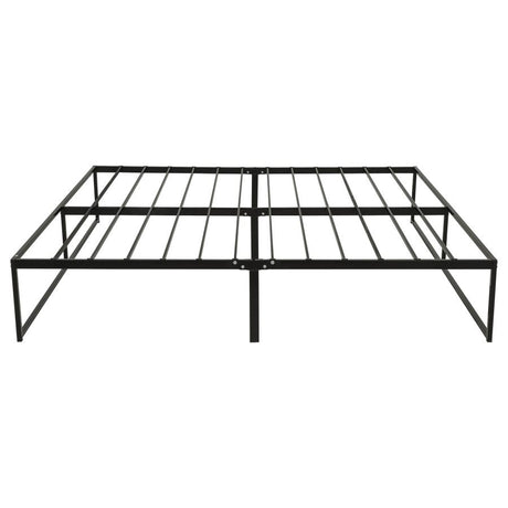 Gates Black Eastern King Heavy-Gauge Metal Platform Bed Frame by Coaster at Eve Furniture