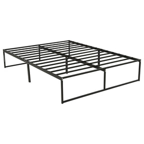Gates Black Queen Heavy-Gauge Metal Platform Bed Frame by Coaster at Eve Furniture
