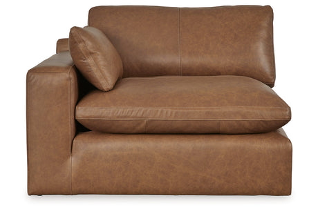 Emilia Caramel 5-Piece Sectional and Ottoman