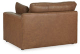 Emilia Caramel 5-Piece Sectional and Ottoman