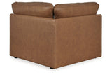 Emilia Caramel 5-Piece Sectional and Ottoman