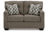 Mahoney Chocolate Sofa and Loveseat