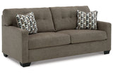 Mahoney Chocolate Sofa and Chaise