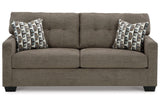 Mahoney Chocolate Sofa and Loveseat