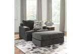 Karinne Smoke Sofa, Loveseat, Oversized Chair and Ottoman