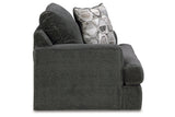 Karinne Smoke Sofa, Loveseat, Oversized Chair and Ottoman