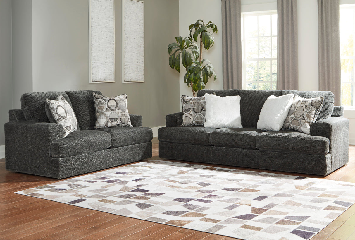 Karinne Smoke Living Room Set