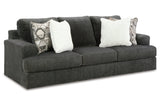 Karinne Smoke Sofa and Loveseat