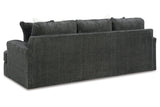 Karinne Smoke Sofa and Loveseat