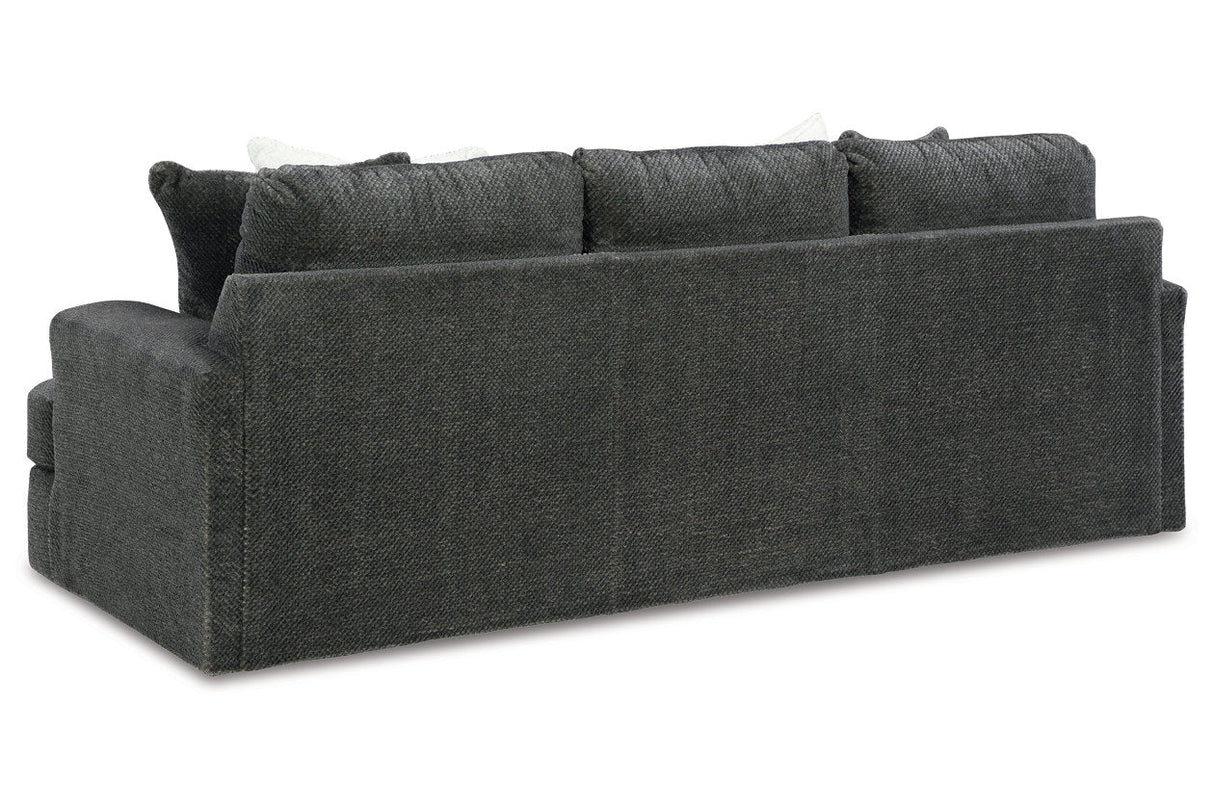 Karinne Smoke Sofa, Loveseat, Oversized Chair and Ottoman