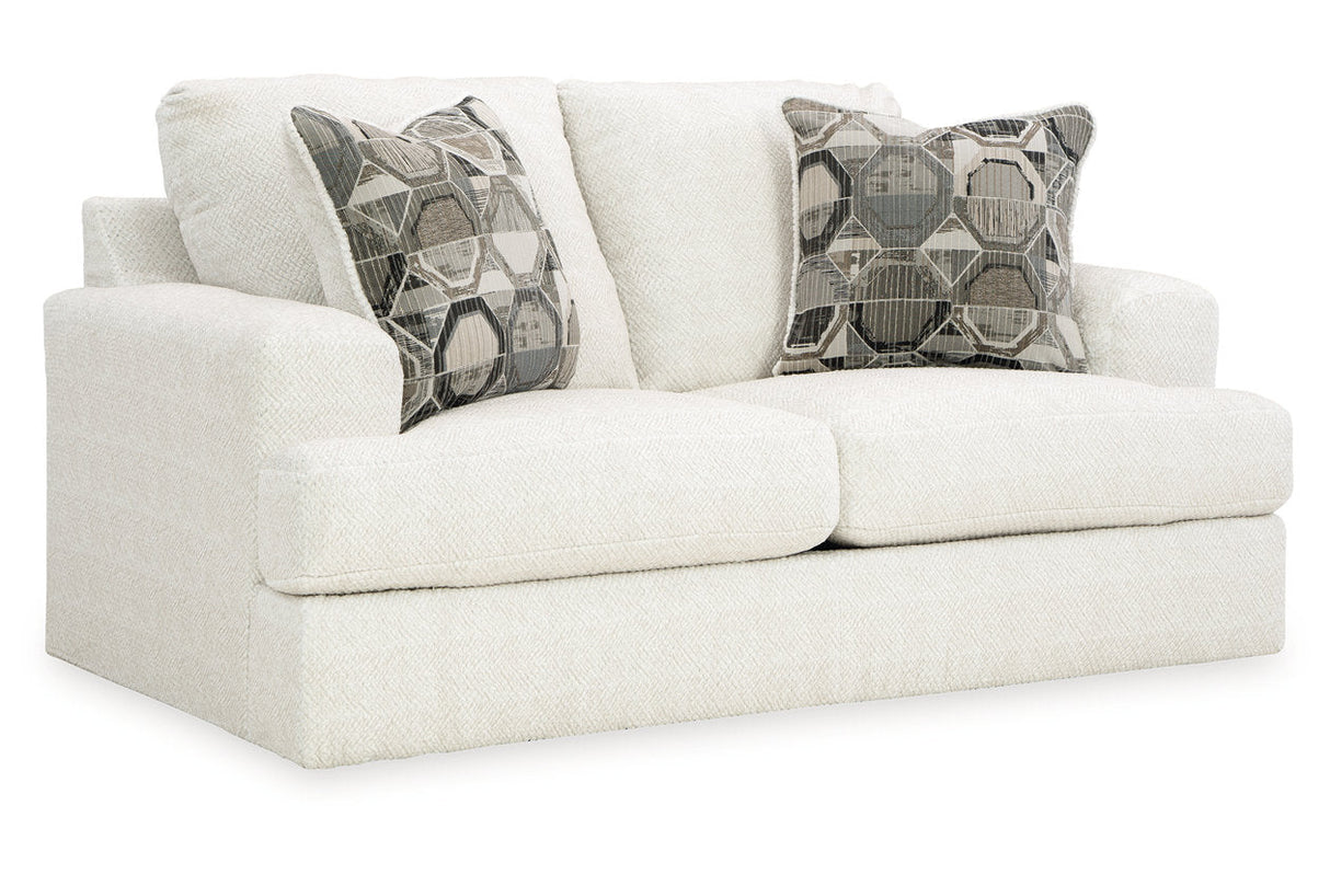 Karinne Linen Loveseat and Chair