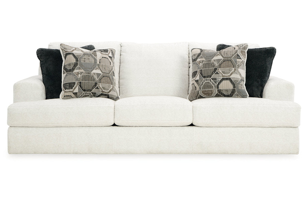 Karinne Linen Sofa, Loveseat, Oversized Chair and Ottoman