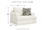 Karinne Linen Sofa, Loveseat, Oversized Chair and Ottoman