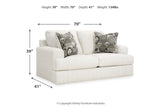 Karinne Linen Loveseat and Chair