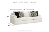 Karinne Linen Sofa, Loveseat, Oversized Chair and Ottoman