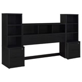 Westpark Black 3-Piece Queen Bedroom Set Bookcase Headboard by Coaster at Eve Furniture