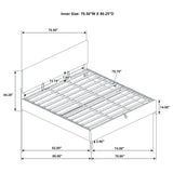 Reeves Beige Upholstered Eastern King Lift-Top Storage Platform Bed
