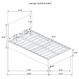 Reeves Beige Upholstered Twin Lift-Top Storage Platform Bed