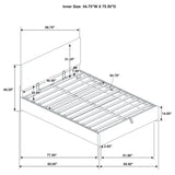 Reeves Tan Upholstered Full Lift-Top Storage Platform Bed