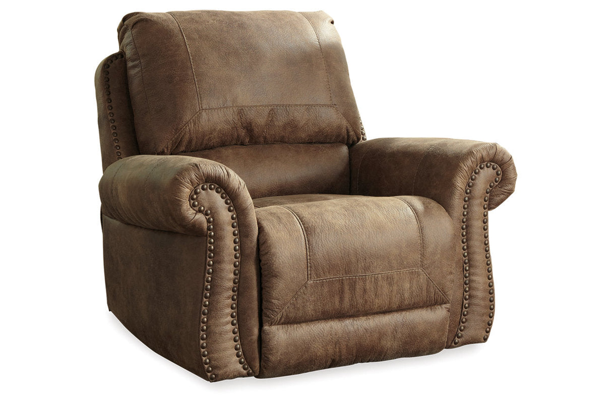 Larkinhurst Earth Sofa and Loveseat with Recliner